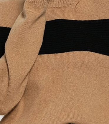Hallow Out Shoulder Knit Sweater