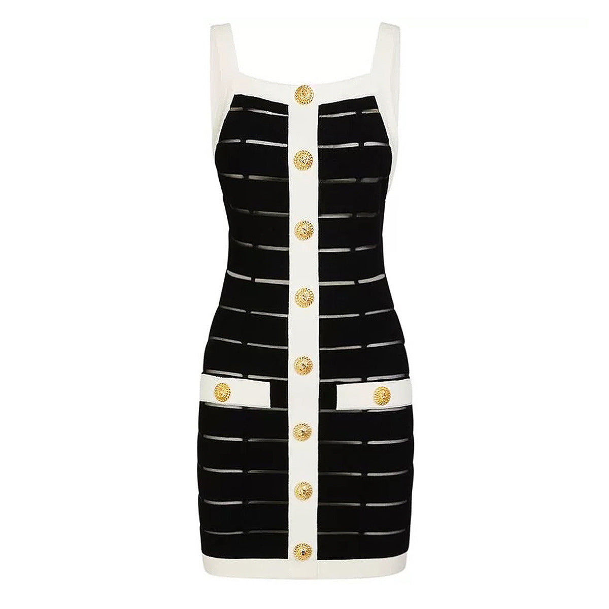 Knitted Sleeveless Tank Top Dress