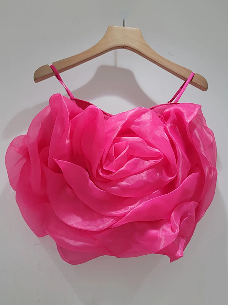 Chiffon Flower Cami Top
