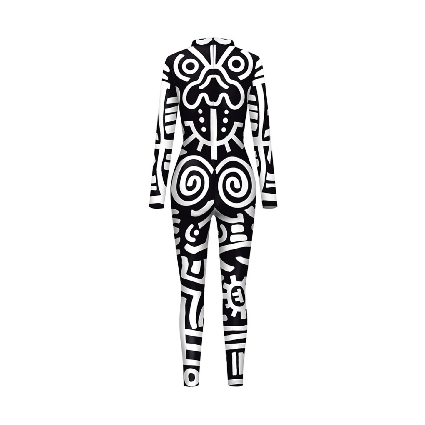 Geometry Print Costume Jumpsuit