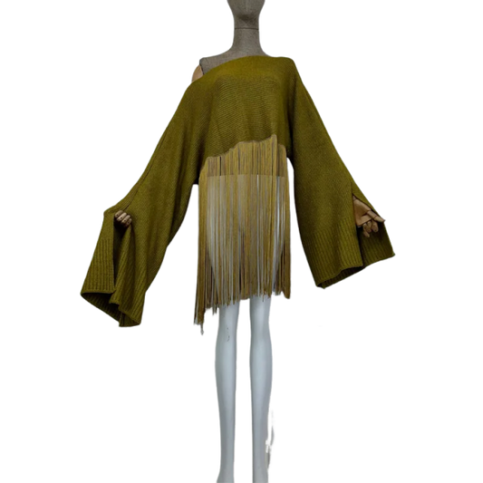 Chic Knitted Tassel Tops - WINI