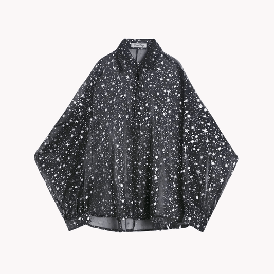 Glitter Mesh Top