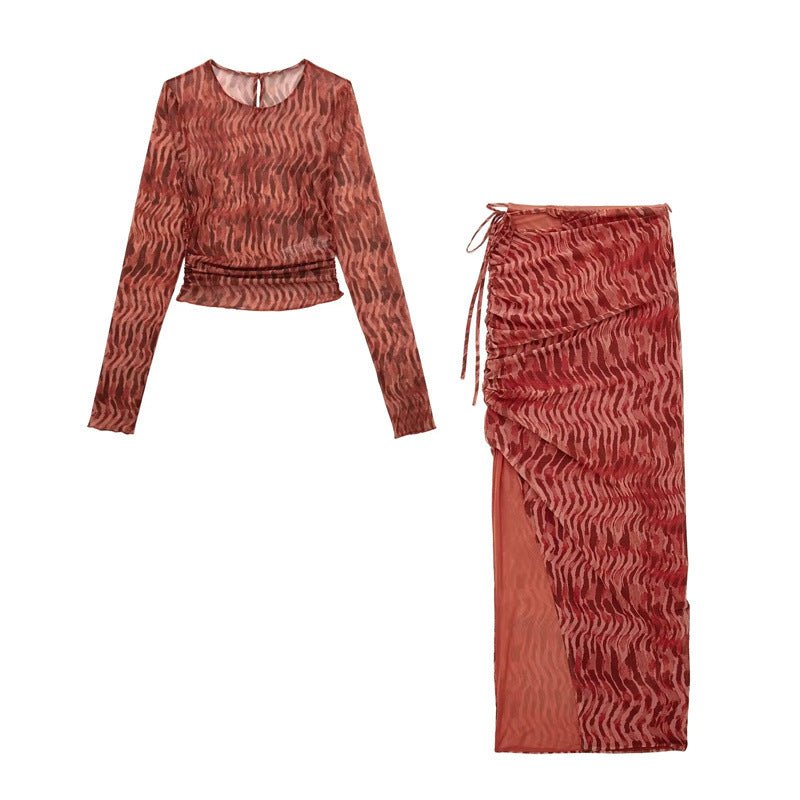 Juma Top & Skirt Set