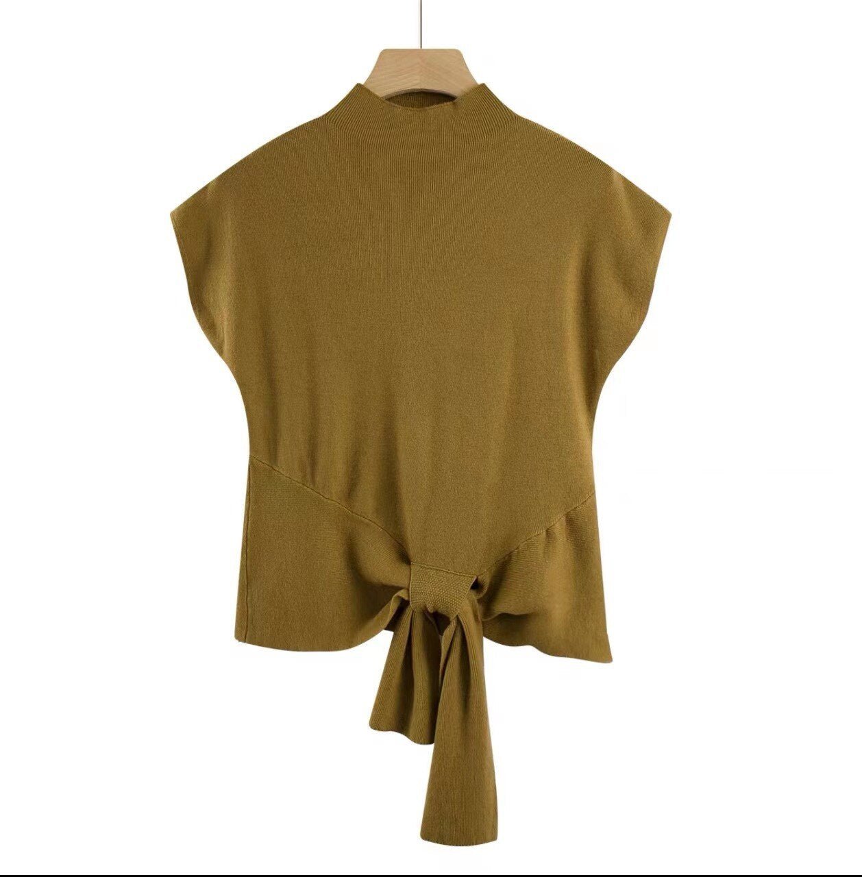 Knit High Collar Top