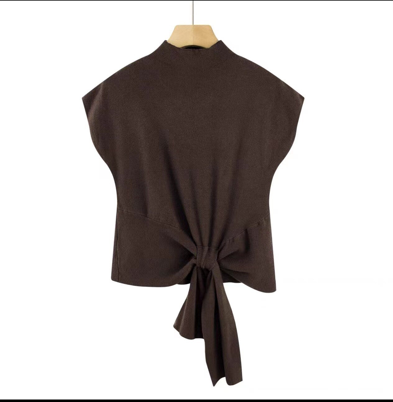 Knit High Collar Top