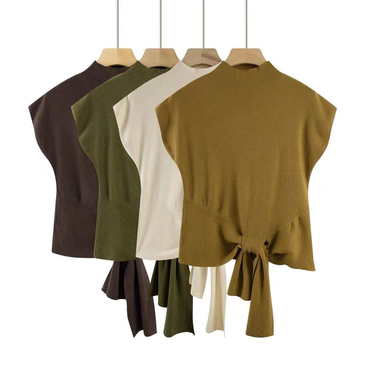 Knit High Collar Top
